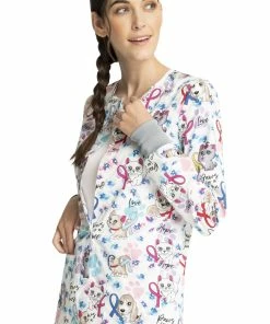 Cherokee Clearance Women's Snap Front Paws For A Cause Print Jacket -Cherokee Shop 3 ck ck301 printclearance 650