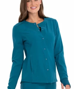 Cherokee Clearance Women's Solid Scrub Jacket -Cherokee Shop 3 ck ck387a clearance 650