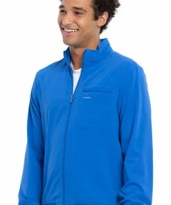 Cherokee Clearance Men's Solid Scrub Jacket -Cherokee Shop 3 ck ck395a clearance 650