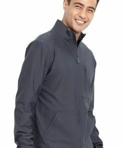 Cherokee Men's Zip Front Solid Scrub Jacket -Cherokee Shop 3 ck ck399 650