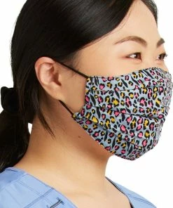 Cherokee Women's Reversible Mr. Purr-fect & Wild Child Print Face Mask -Cherokee Shop 3 ck ck508mr 650