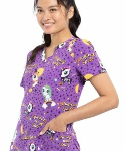 Cherokee Clearance Women's Boo-Nicorn Magic Print Scrub Top 8 Cherokee Clearance Women's Boo-Nicorn Magic Print Scrub Top -Cherokee Shop 3 ck ck662 printclearance 650
