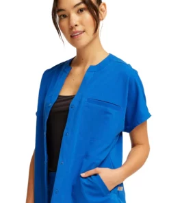 Cherokee Clearance Women's Mandarin Collar Snap Front Scrub Top 8 Cherokee Clearance Women's Mandarin Collar Snap Front Scrub Top -Cherokee Shop 3 ck ck696a clearance 650