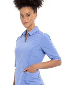 Cherokee Women's Polo Collar Solid Scrub Top 10 Cherokee Women's Polo Collar Solid Scrub Top -Cherokee Shop 3 ck ck872a 650