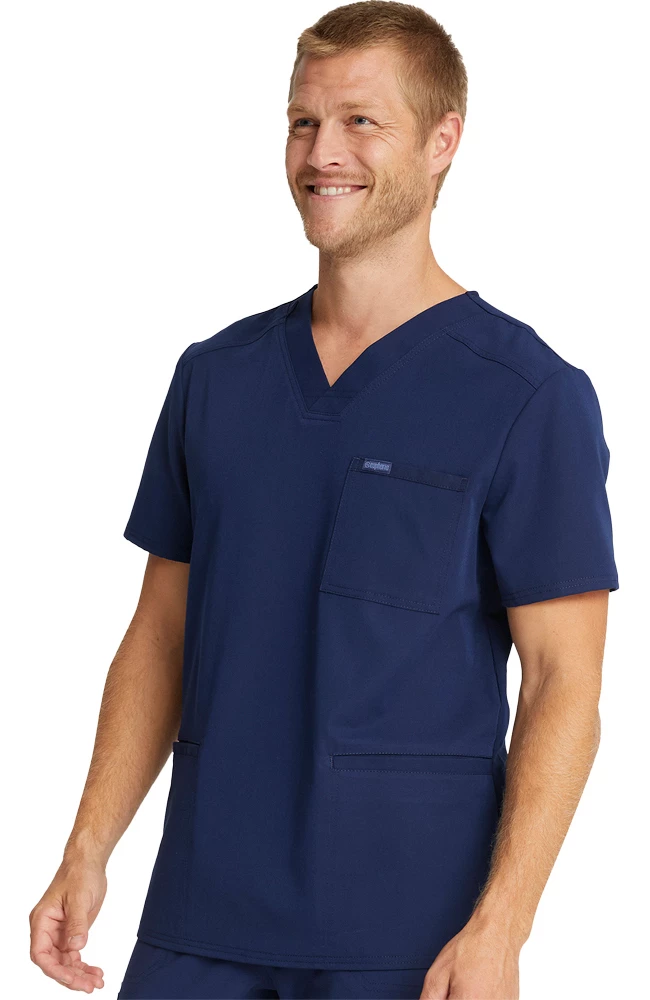 Cherokee Clearance Men's V-Neck Scrub Top 5 Cherokee Clearance Men's V-Neck Scrub Top - Image 3