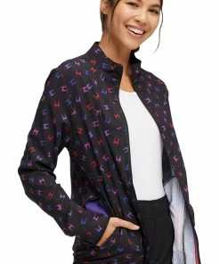 Heartsoul Women's Packable I Run This Castle Print Jacket -Cherokee Shop 3 ck hs331 print 650