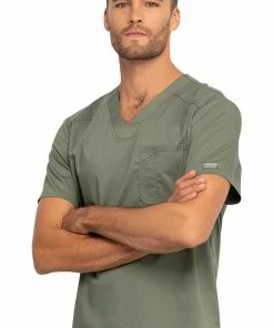 Cherokee Workwear Clearance Men's V-Neck Solid Scrub Top 9 Cherokee Workwear Clearance Men's V-Neck Solid Scrub Top -Cherokee Shop 3 ck ww690 clearance 650