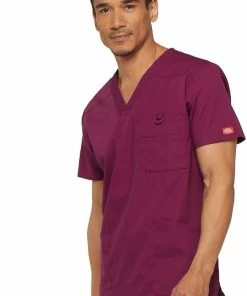Dickies Clearance Men's V-Neck Solid Scrub Top -Cherokee Shop 3 di 81906 clearance 650