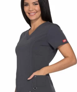 Dickies Clearance Women's V-Neck Solid Scrub Top -Cherokee Shop 3 di 82851 clearance 650
