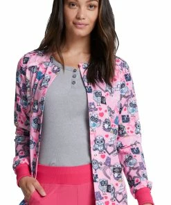 Dickies Clearance Women's Hoo Cares For You Print Jacket 8 Dickies Clearance Women's Hoo Cares For You Print Jacket -Cherokee Shop 3 di dk309 printclearance 650 1