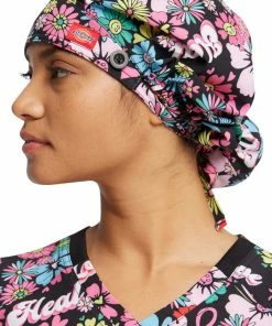 Dickies Women's Bouffant Love Hope Heal Print Scrub Hat -Cherokee Shop 3 di dk514 print 650 1