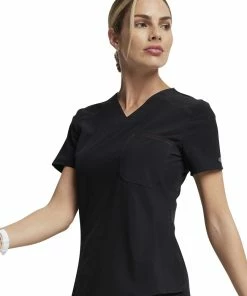 Dickies Women's Tuckable V-Neck Scrub Top 12 Dickies Women's Tuckable V-Neck Scrub Top -Cherokee Shop 3 di dk748 650