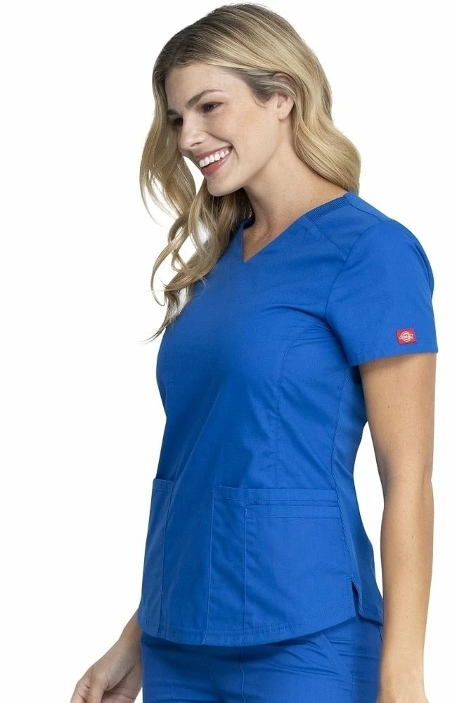 Dickies Women's V-Neck Solid Scrub Top 5 Dickies Women's V-Neck Solid Scrub Top - Image 3