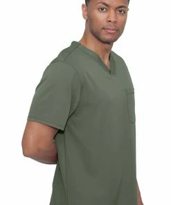 Healing Hands Men's Mason Solid Scrub Top 9 Healing Hands Men's Mason Solid Scrub Top -Cherokee Shop 3 hh 2591 650