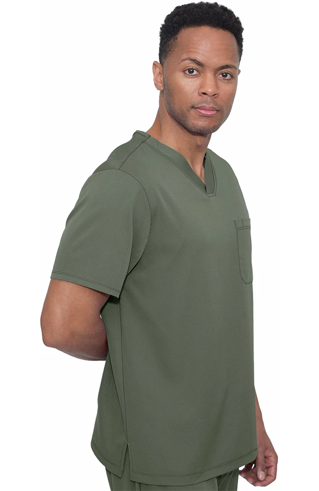 Healing Hands Men's Mason Solid Scrub Top 5 Healing Hands Men's Mason Solid Scrub Top - Image 3