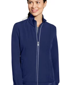 Healing Hands Women's Carly Stand Collar Jacket -Cherokee Shop 3 hh 5068 650