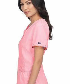 Koi Women's Regan Y-Neck Scrub Top -Cherokee Shop 3 ko 1060 650