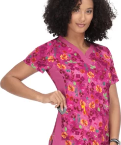 Koi Clearance Women's Aurora Pressed Flower Print Scrub Top 7 Koi Clearance Women's Aurora Pressed Flower Print Scrub Top -Cherokee Shop 3 ko 1066pr printclearance 650