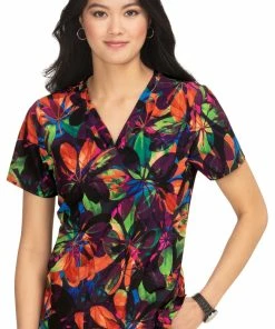 Clearance Planet Koi Women's Aria Falling Leaves Print Scrub Top 7 Clearance Planet Koi Women's Aria Falling Leaves Print Scrub Top -Cherokee Shop 3 ko 1075pr printclearance 650