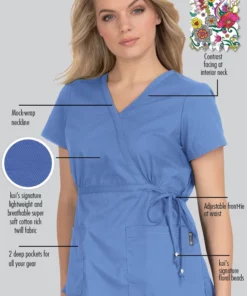 Koi Clearance Women's Katelyn Wrap Solid Scrub Top 9 Koi Clearance Women's Katelyn Wrap Solid Scrub Top -Cherokee Shop 3 ko 137 clearance 650