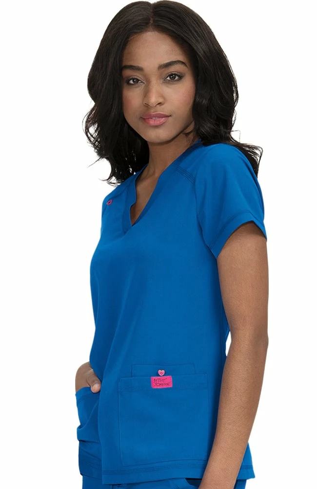 Koi Women's Freesia Solid Scrub Top 5 Koi Women's Freesia Solid Scrub Top - Image 3