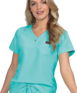 Koi Women's Rosemary Solid Scrub Top -Cherokee Shop 3 ko b122 650