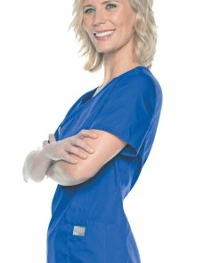 Landau Clearance Women's Surplice Solid Scrub Top -Cherokee Shop 3 ln 70228 clearance 650