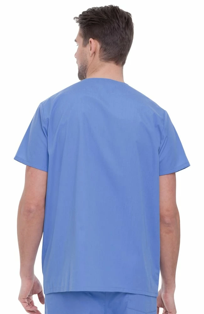 Landau Clearance Men's 5-Pocket Solid Scrub Top 5 Landau Clearance Men's 5-Pocket Solid Scrub Top - Image 3