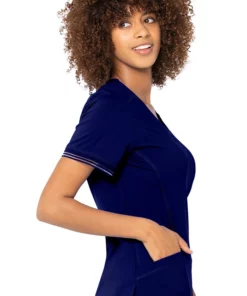 Urbane Clearance Women's V-Neck 2 Pocket Solid Scrub Top -Cherokee Shop 3 ln 9107 clearance 650
