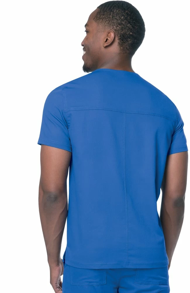 Urbane Clearance Men's V-Neck Solid Scrub Top 5 Urbane Clearance Men's V-Neck Solid Scrub Top - Image 3