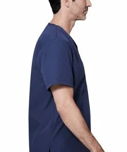 Medelita Men's V-Neck Chest Pocket Solid Scrub Top -Cherokee Shop 3 md mfmst 650