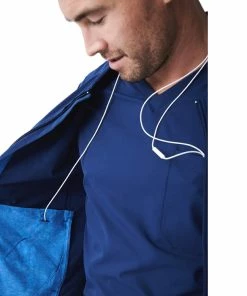 Medelita Men's Kinetic Bomber Solid Scrub Jacket -Cherokee Shop 3 md sj21832 650