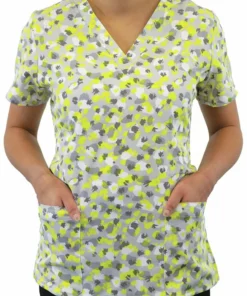 Maevn Uniforms Women's Twinkle Twinkle Print Scrub Top -Cherokee Shop 3 mv 1767 print 650 1
