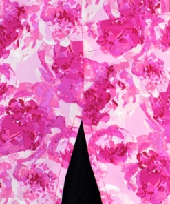 Maevn Uniforms Clearance Women's Peony Pink Print Scrub Top -Cherokee Shop 3 mv 1767 printclearance 650