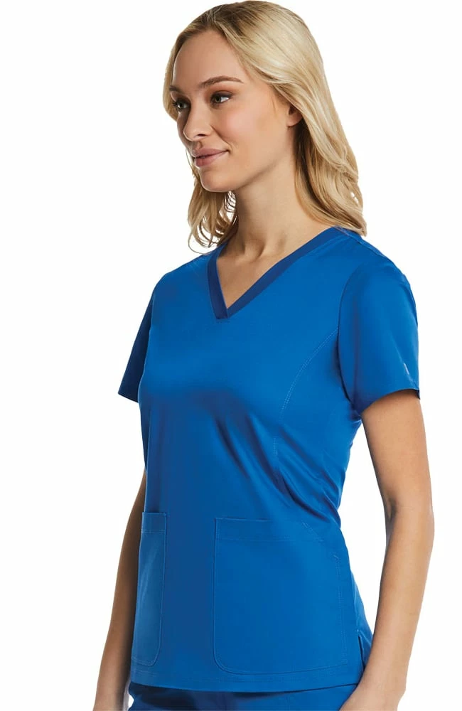 EON Women's Athletic Utility Solid Scrub Top 5 EON Women's Athletic Utility Solid Scrub Top - Image 3