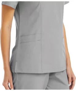 Maevn Uniforms Women's Mock Wrap Scrub Top -Cherokee Shop 3 mv 5002 650