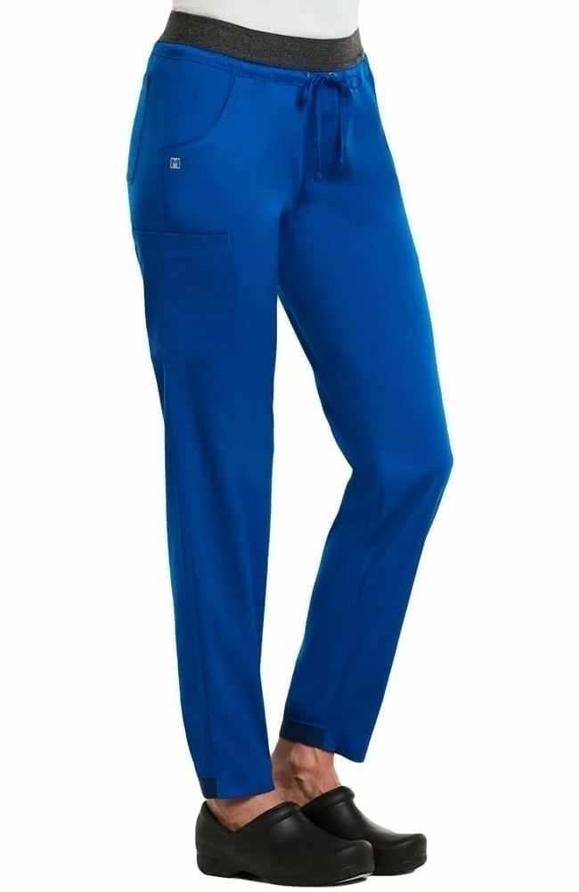 Maevn Uniforms Women's Drawstring Elastic Waistband Cargo Scrub Pant 5 Maevn Uniforms Women's Drawstring Elastic Waistband Cargo Scrub Pant - Image 3