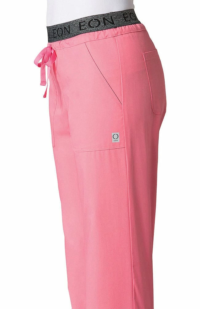 EON Women's COOLMAX Logo Elastic Drawstring Waistband Scrub Pant 5 EON Women's COOLMAX Logo Elastic Drawstring Waistband Scrub Pant - Image 3