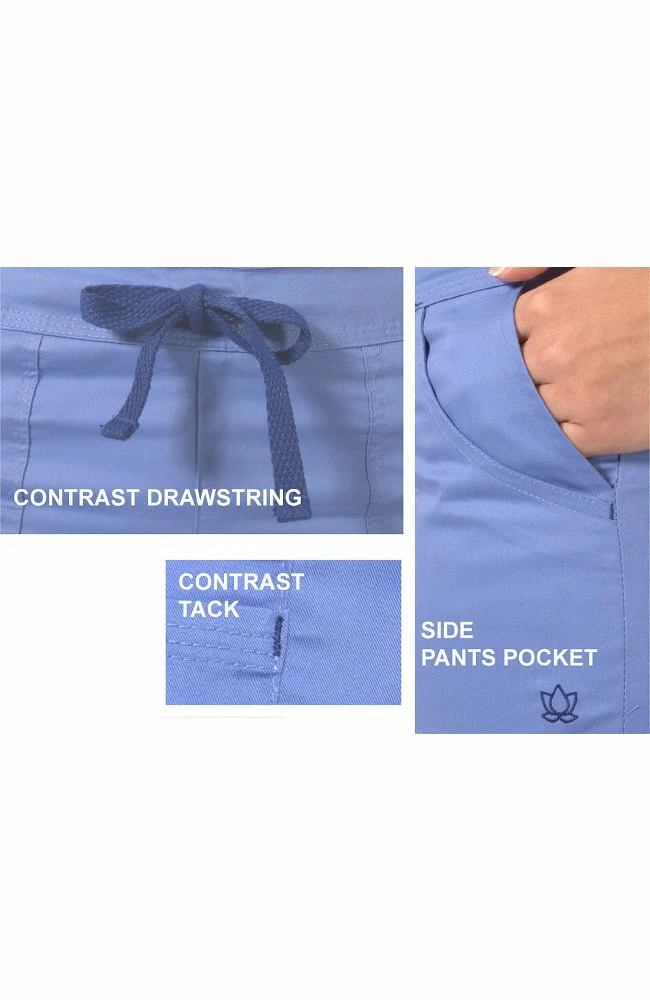 Maevn Uniforms Women's Multi Pocket Flare Leg Scrub Pant 5 Maevn Uniforms Women's Multi Pocket Flare Leg Scrub Pant - Image 3