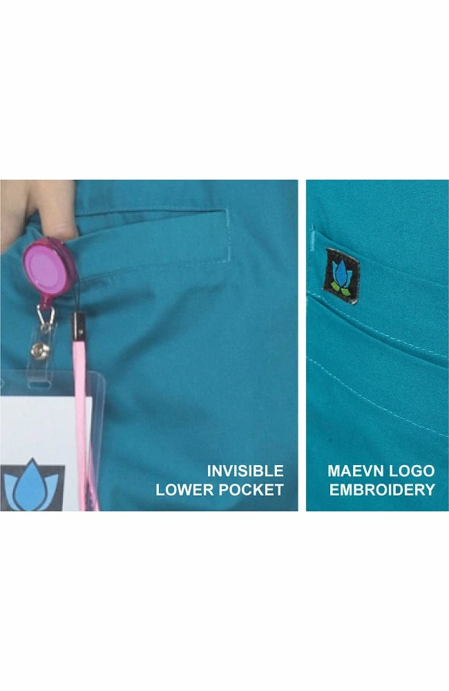 Maevn Uniforms Women's Boot Cut Cargo Scrub Pant 5 Maevn Uniforms Women's Boot Cut Cargo Scrub Pant - Image 3