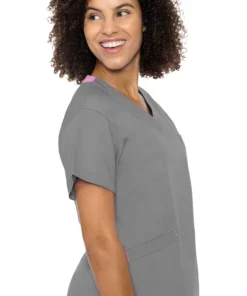 Med Couture Clearance Women's Signature V-Neck Solid Scrub Top 8 Med Couture Clearance Women's Signature V-Neck Solid Scrub Top -Cherokee Shop 3 pe 8403 clearance 650