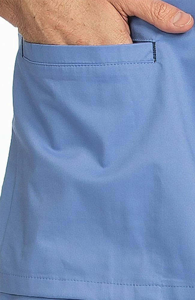 Med Couture Clearance Men's V-Neck Scrub Top With Welt Pocket 5 Med Couture Clearance Men's V-Neck Scrub Top With Welt Pocket - Image 3