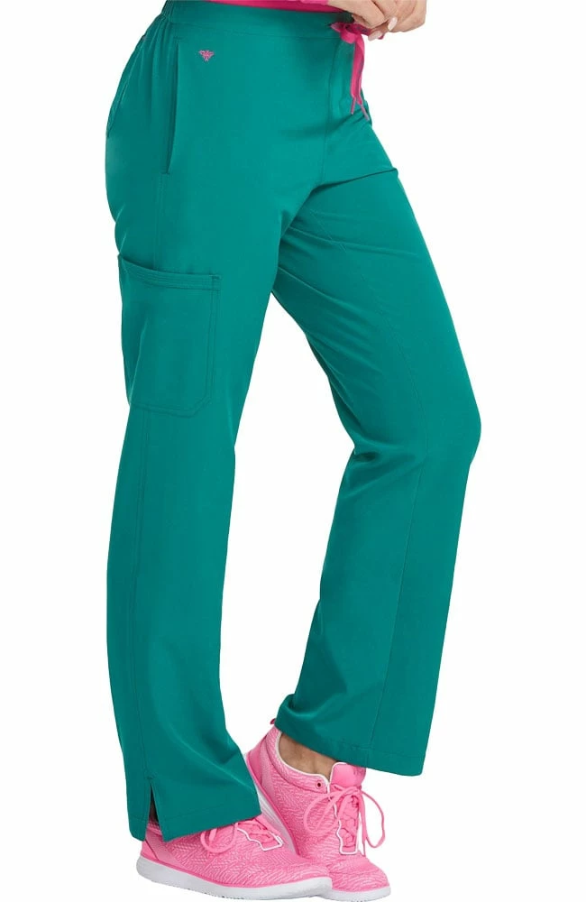 Med Couture Women's Drawstring Cargo Pocket Scrub Pant 5 Med Couture Women's Drawstring Cargo Pocket Scrub Pant - Image 3