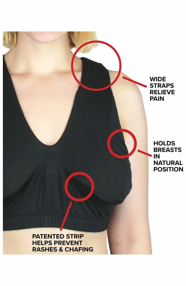 Silverts Clearance Women's BreastNest Wire Free Sleep & Lounge Bra (D-DD) 5 Silverts Clearance Women's BreastNest Wire Free Sleep & Lounge Bra (D-DD) - Image 3