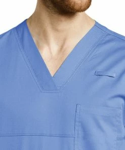 White Cross Clearance Men's V-Neck Yoke Solid Scrub Top 7 White Cross Clearance Men's V-Neck Yoke Solid Scrub Top -Cherokee Shop 3 wc 2265 clearance 650