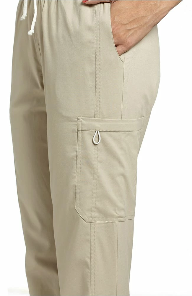 White Cross Clearance Women's Elastic Waist Cargo Scrub Pant 5 White Cross Clearance Women's Elastic Waist Cargo Scrub Pant - Image 3