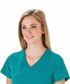 Jockey Scrubs Clearance Women's Mock Wrap Scrub Top -Cherokee Shop 3 wh 2306 clearance 650