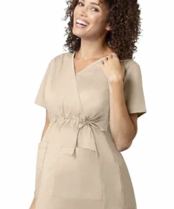 WonderWORK Women's Maternity Solid Scrub Top -Cherokee Shop 3 wk 145 650