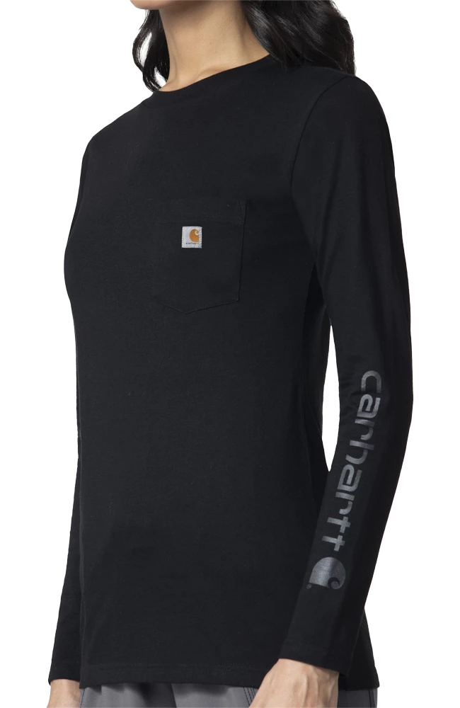 Carhartt Women's Crew Neck Pocket Graphic T-Shirt 5 Carhartt Women's Crew Neck Pocket Graphic T-Shirt - Image 3