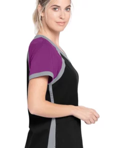 Grey's Anatomy Women's Scuba Solid Scrub Top -Cherokee Shop 4 bc 41435s 650